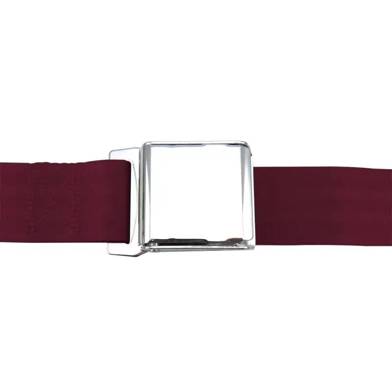 3 Point Retractable Lap Seat Belt, Airplane Buckle, Pair, Your Choice of Color thumbnail 3