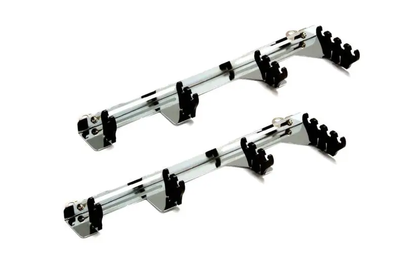 Universal 7mm to 9mm Chrome Steel Linear Wire Loom Set