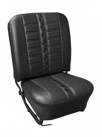 1956-57 VW Volkswagen Bug Beetle Sedan Sport X Seat Upholstery, Front and Rear thumbnail 2