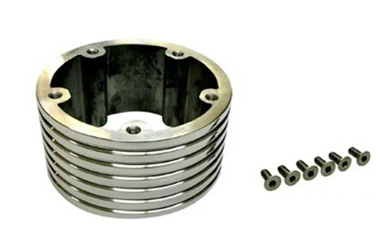 Five Hole Polished Billet Spacer, Your Choice of Size thumbnail 4