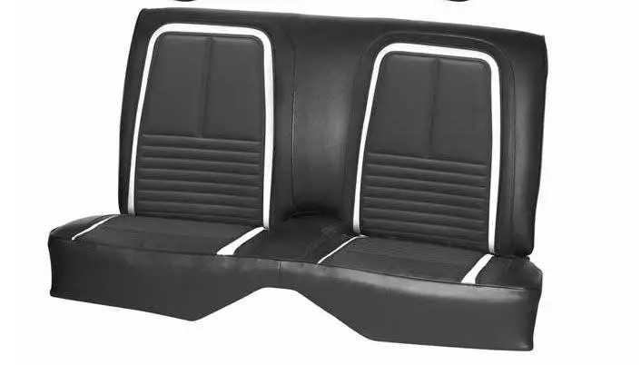 1967 Camaro Deluxe Front and Rear Bench Seat Upholstery - Non-Folding Rear (53") thumbnail 2