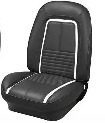 1967 Camaro Coupe, Convertible Deluxe Front Bucket Seat Upholstery