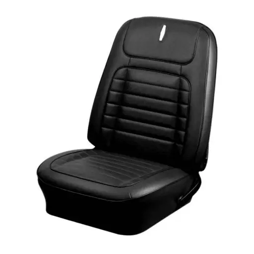 1968 Camaro Deluxe Front Bucket and Rear Bench Seat Upholstery - Non-Folding Rear