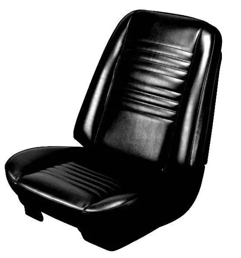 1967 Chevelle Coupe, Convertible Front Bucket Seat Upholstery