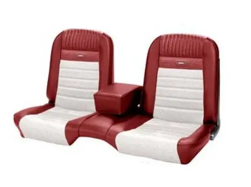 Deluxe Pony Upholstery for 1964 1/2 - 1966 Mustang Coupe, Convertible, 2+2 w/Bench Seat Front Only