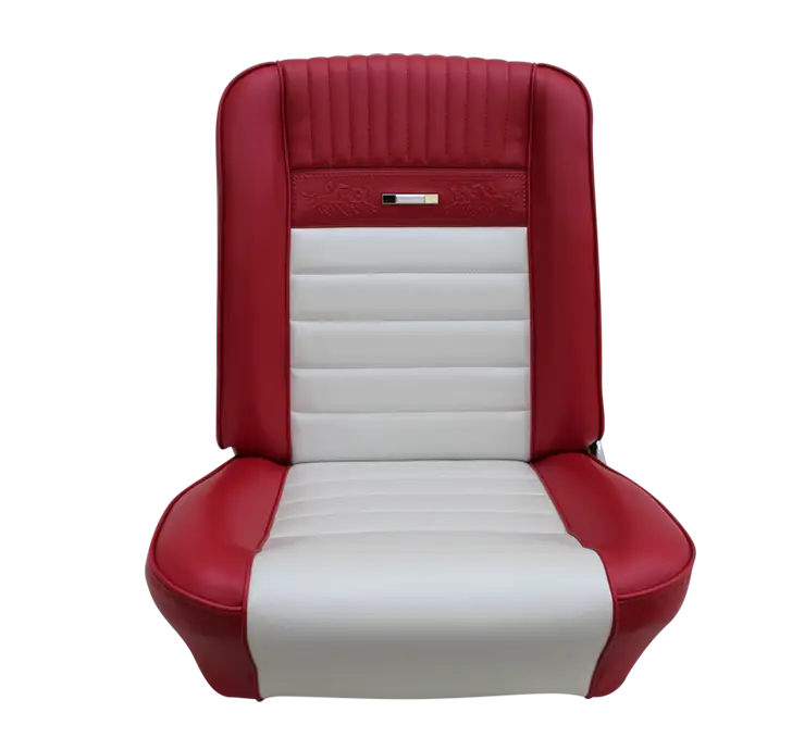 Deluxe Pony Upholstery for 1964 1/2 - 1966 Mustang Coupe, Convertible, 2+2 w/Bucket Seats Front Only