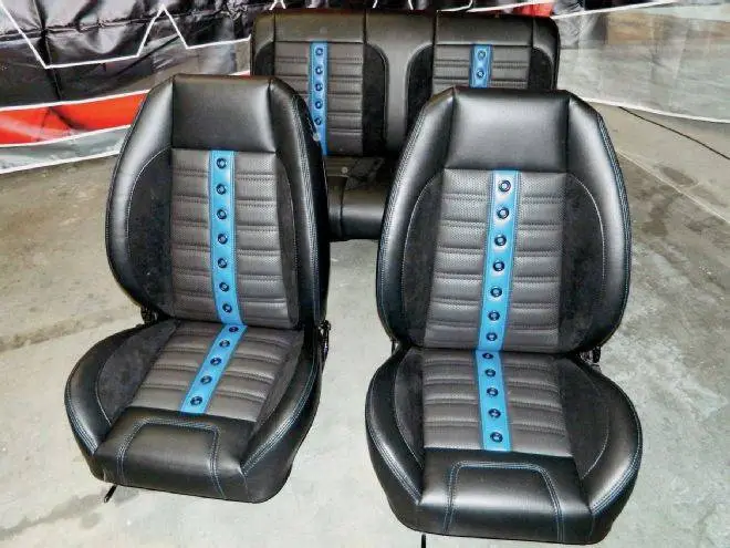 1971 - 1981 Camaro Sport XR Custom Front Bucket and Rear Seat Upholstery thumbnail 9