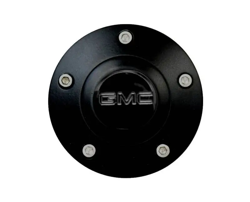 14" Black Billet Flamed Steering Wheel w/Your Choice of Horn and Half-Wrap thumbnail 3