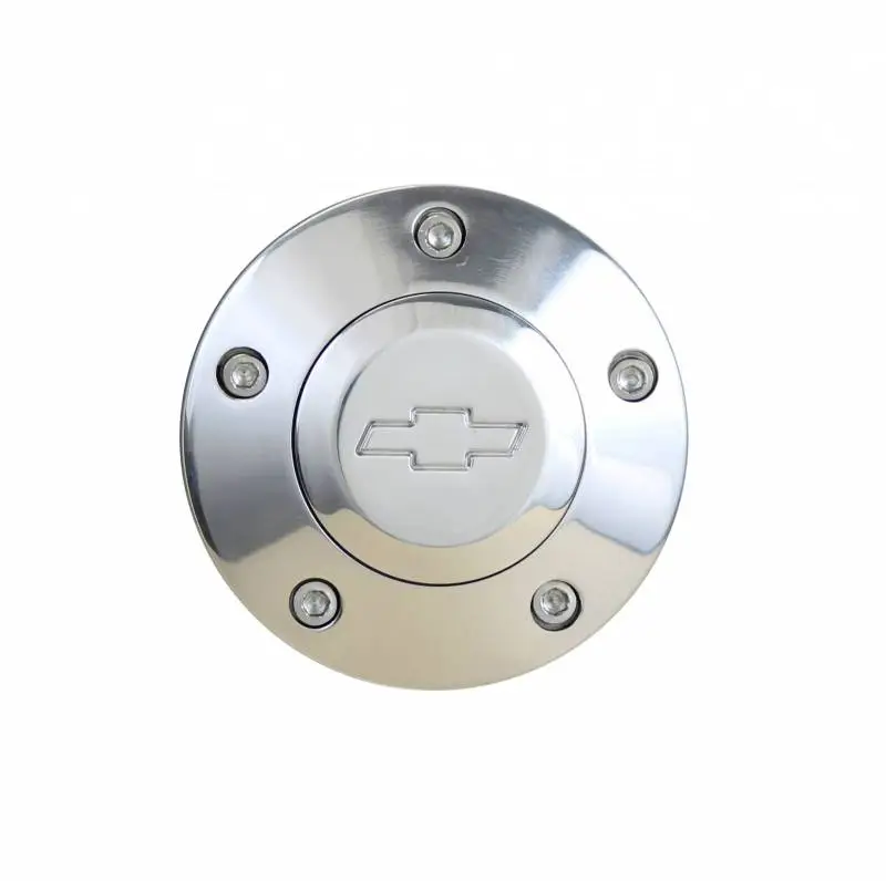 14" Polished Billet Flamed Steering Wheel w/Your Choice of Horn and Half-Wrap thumbnail 13