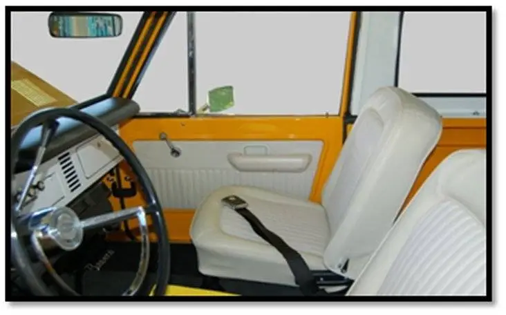 1966-1967 Ford Bronco, Front and Rear Vinyl Replacement Seat Upholstery thumbnail 6