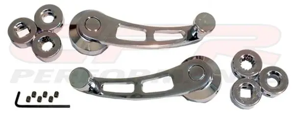 Window Crank Set -- Chrome