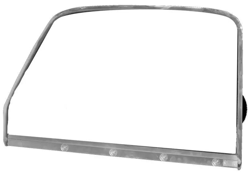 Door Glass w/Chrome Trim for 1947 - 1950 Chevy Truck