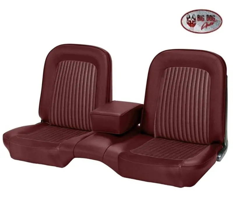 Standard Upholstery for 1968 Mustang Coupe, Convertible, 2+2 w/Bench Seat (Front Only) thumbnail 7