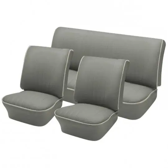 1956-64 VW Volkswagen Bug Beetle Convertible OEM Classic Style Seat Upholstery, Front and Rear thumbnail 4
