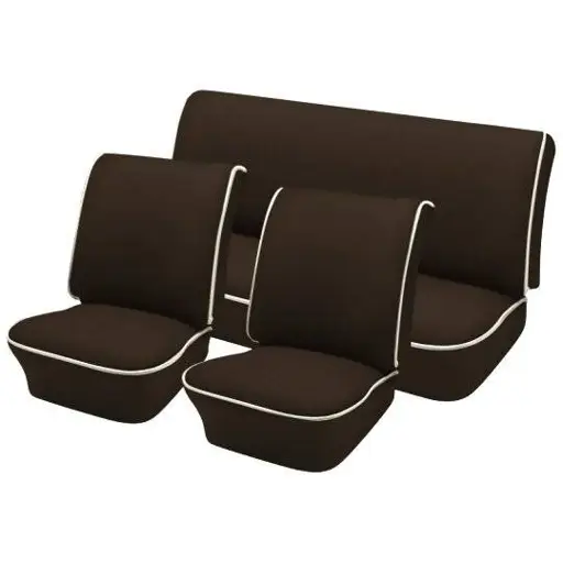 1956-64 VW Volkswagen Bug Beetle Convertible OEM Classic Style Seat Upholstery, Front and Rear