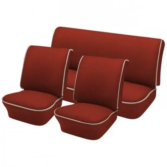 1958-64 VW Volkswagen Bug Beetle Sedan OEM Classic Style Seat Upholstery, Front and Rear thumbnail 3
