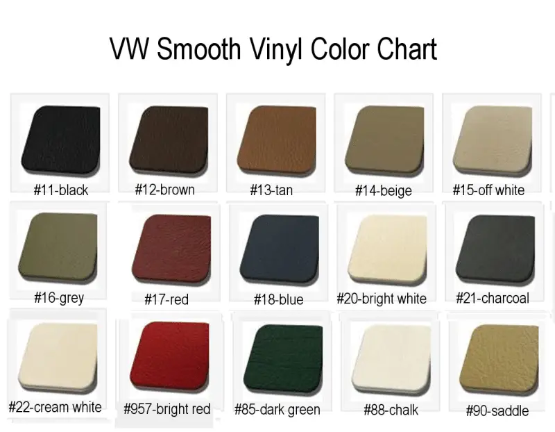 1954-79 VW Volkswagen Bug Beetle Cloth/Vinyl Original-Style Upholstery, Front Only thumbnail 4