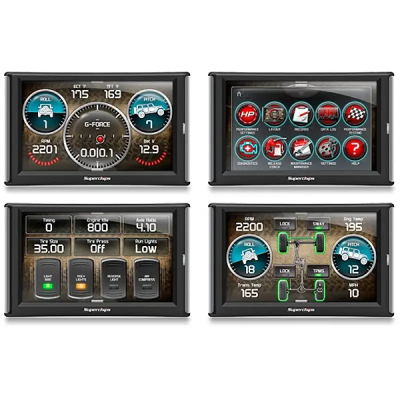 Superchips TrailDash 2 Tuner for 2003 - 2014 Jeep Wrangler, 2003-10 Grand Cherokee thumbnail 2