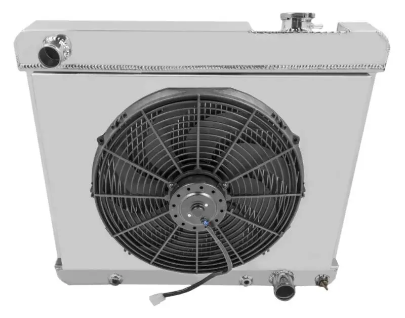 Champion Three Row Aluminum Radiator Combo 1961 - 1966 GM Chevy Truck CC284Combo w/Relay