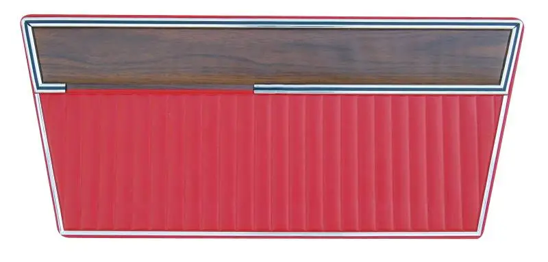 1968 - 77 Ford Bronco Door Panel Set - with Woodgrain Trim thumbnail 2