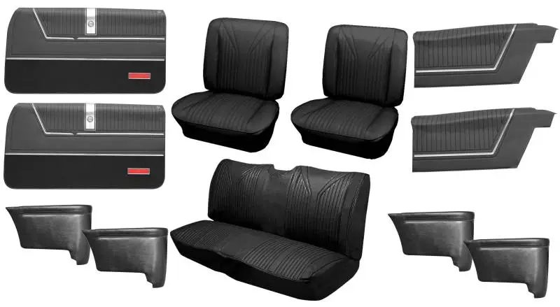 1965 Impala SS Bucket Seat Upholstery & Panel Package 2