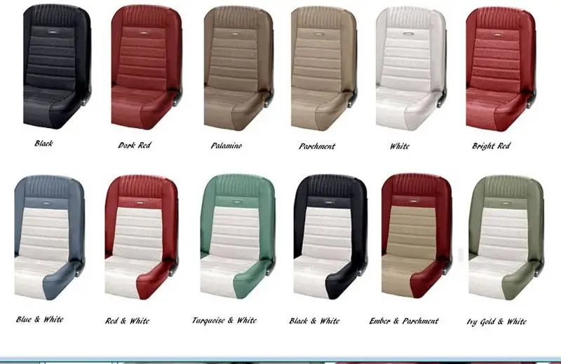 1964 - 66 Mustang OEM Style Deluxe Sport II Pro Series Seats by TMI thumbnail 3