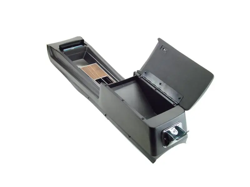 1969 Mustang Deluxe Full Length Console with Wood Trim W/Auto Trans thumbnail 3