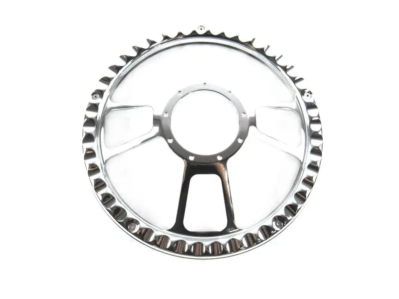 14" Black Leather & Chrome Steering Wheel thumbnail 2
