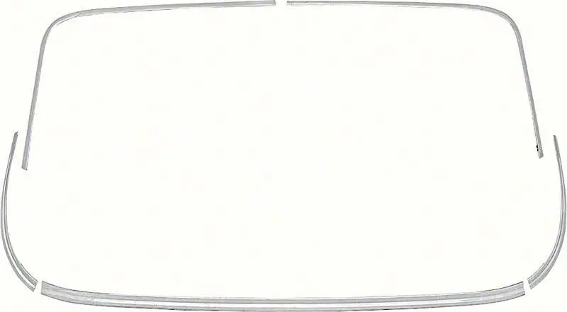 K123 - 1962-64 Impala / Impala SS 2 Door Hardtop Back Glass Molding Set