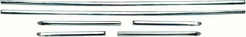 K4189 - 1968 Camaro Rally Sport 6 Piece Lower Side Molding Set