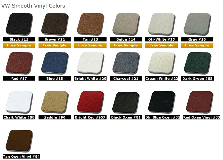 1949-1978 Bug, 2 Tone, Horizontal Panels, Front & Rear, with DS Pocket thumbnail 2