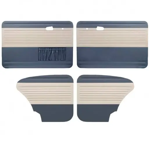 1949-1978 Bug, 2 Tone, Horizontal Panels, Front & Rear, with DS Pocket