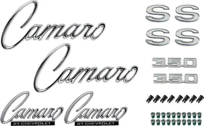 *R1086 - 1969 Camaro SS 350 without RS Option Emblem Kit