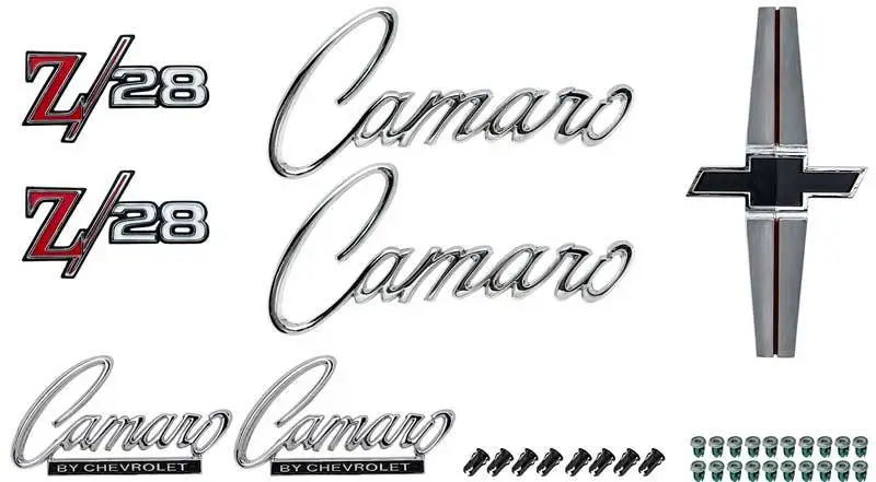 *R1077 - 1968 Camaro Z28 without RS Option Emblem Kit