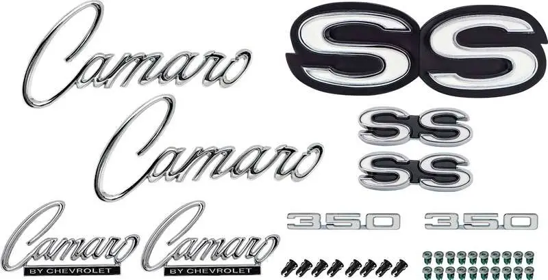 *R1073 - 1968 Camaro SS 350 without RS Option Emblem Kit