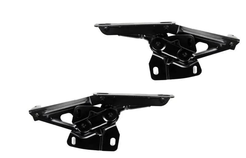 1964-66 Mustang Black Replacement Hood Hinges -- Pair -- Right & Left Hinge