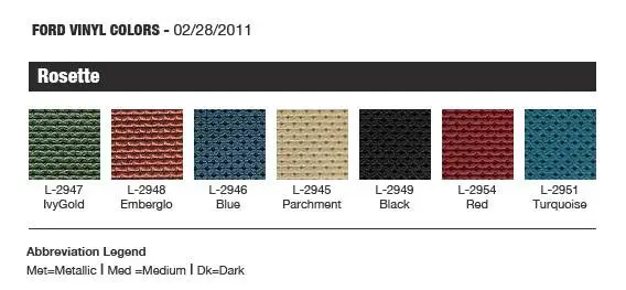 1967 Fairlane 500, 500XL & GT Front Seat Upholstery thumbnail 14