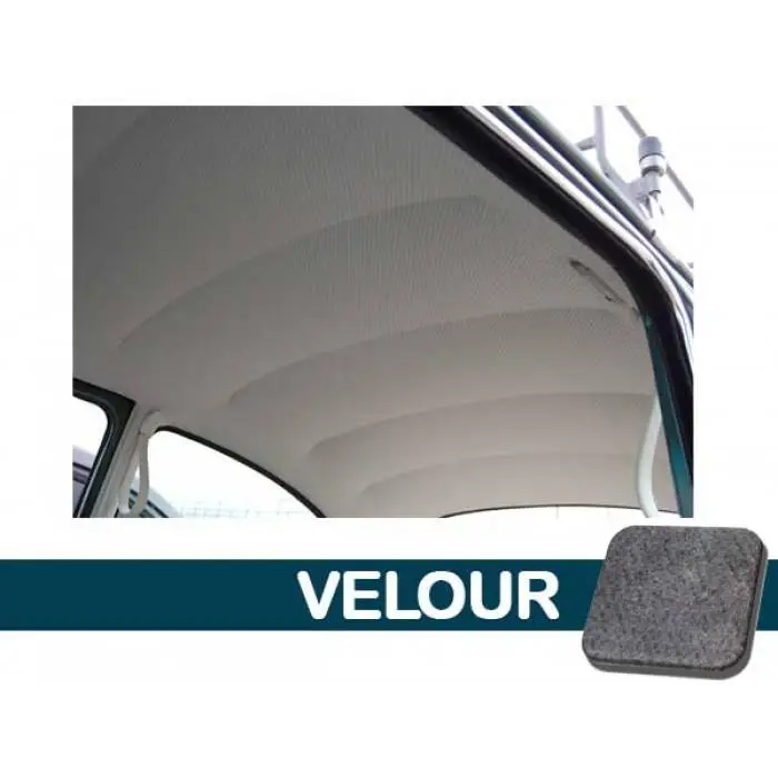 1947 - 67 Volkswagen Bug Sedan Original Style Headliner, W/Post Mat. - Velour or Tweed thumbnail 2