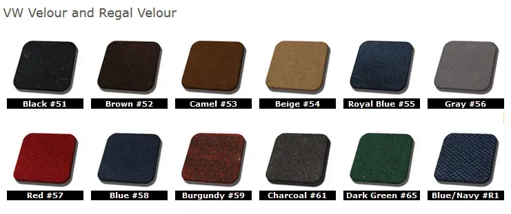 1947 - 67 Volkswagen Bug Sedan Original Style Headliner, W/Post Mat. - Velour or Tweed thumbnail 3