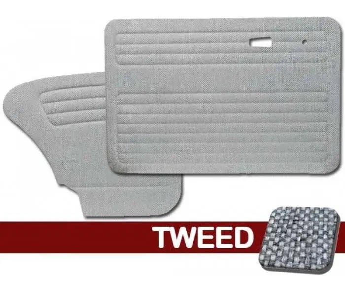 1956 - 1964 Volkswagen Bug Authentic Style Door Panels - Full Set in Tweed