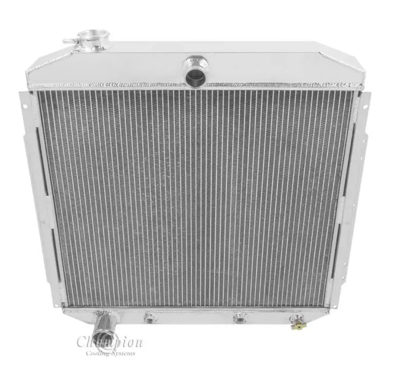 Champion Four Row Radiator for 1957-1960 Ford F-Series Truck w/Inline Six or Chevy Swap thumbnail 4