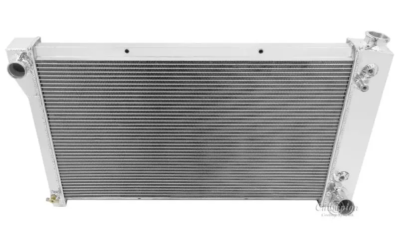 Champion Four Row All Aluminum Radiator Combo w/Shroud for 1967-1972 Chevy Blazer and Suburban, GMC Jimmy mc369 thumbnail 3