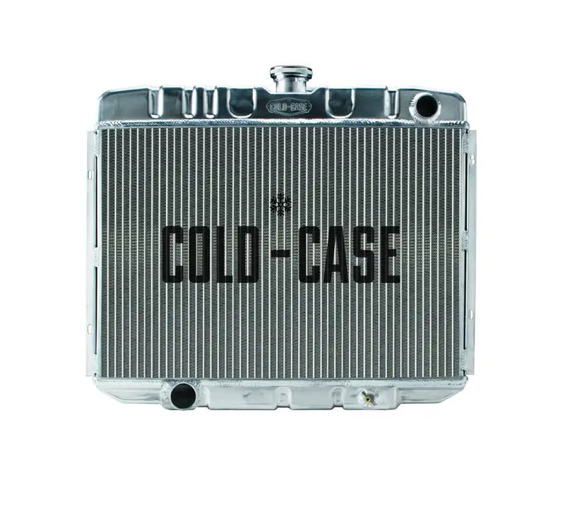 67-70 Mustang BB 24 Inch Aluminum Performance Radiator AT Cold Case Radiators