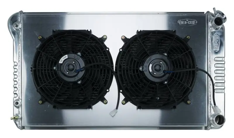 68-72 A-Body LS SWAP Aluminum Radiator And Dual 12 Inch Fan Kit Cold Case Radiators