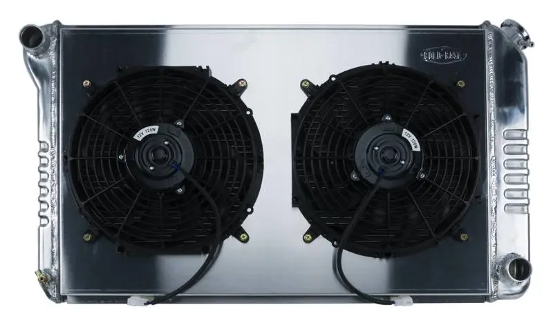 Firebird Radiator 70-81 Firebird Manual Transmission Aluminum And 12 Inch Dual Fan Kit Cold Case Radiators