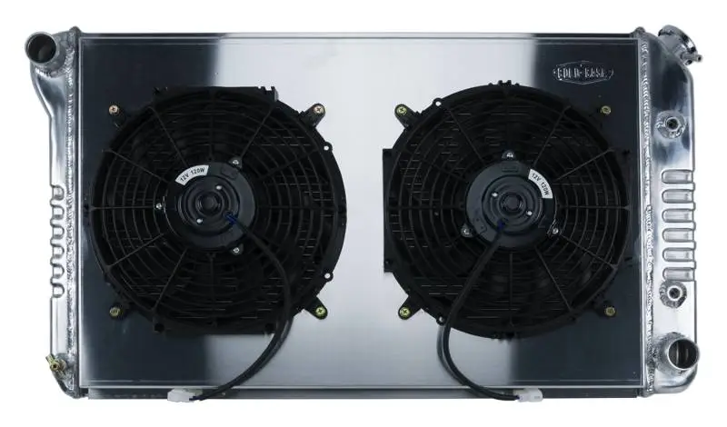 Firebird Radiator 70-81 Firebird Auto Transmission Aluminum And 12 Inch Dual Fan Kit Cold Case Radiators