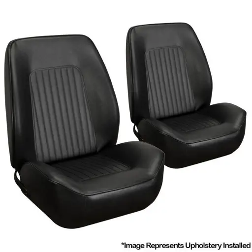 1967 - 1968 Camaro Sport II Seat Front Bucket and 48" Rear Bench Seat Upholstery (fits Coupe)