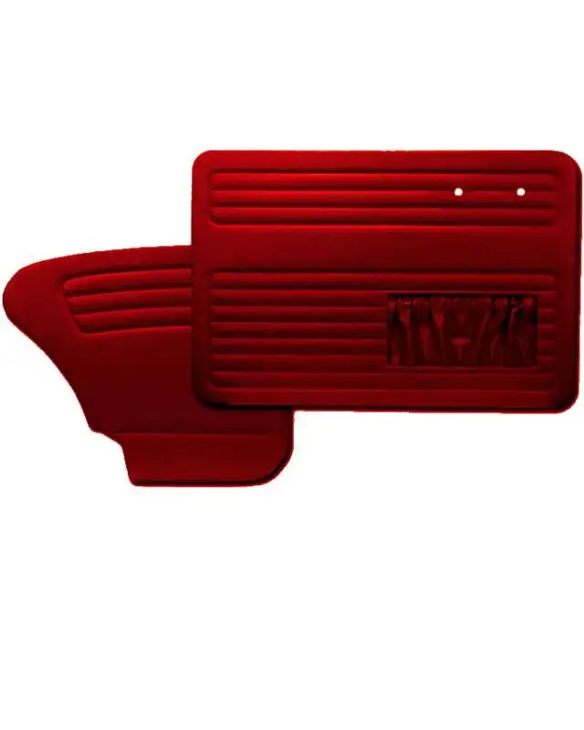 1967 - 1977 Volkswagen Bug Convertible Authentic Style Door Panels - Full Set w/Pocket thumbnail 2