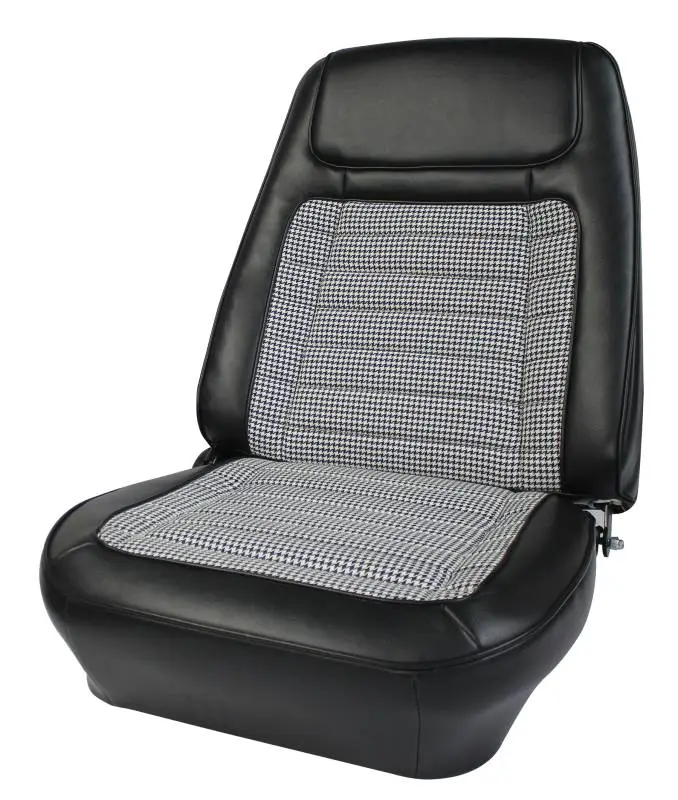 1968 Camaro Deluxe Houndstooth OE Reclining Front Bucket Seats thumbnail 2