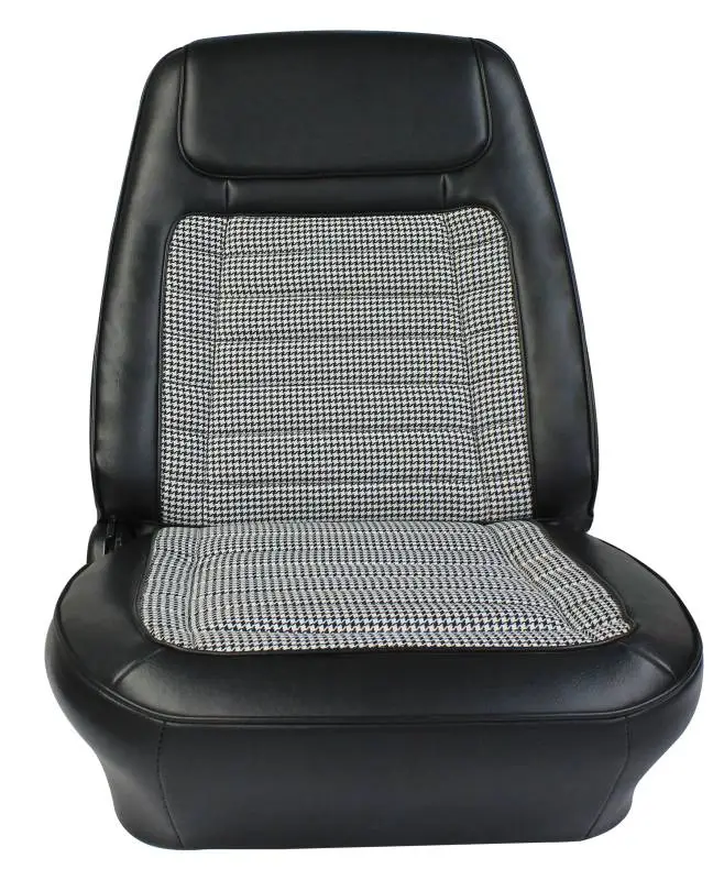 1968 Camaro Deluxe Houndstooth OE Reclining Front Bucket Seats thumbnail 3